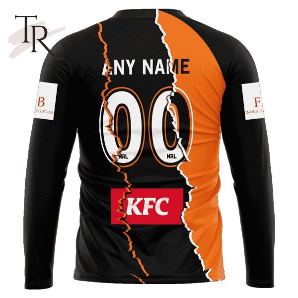Personalized NRL Wests Tigers Special Mix Jersey Hoodie 3D