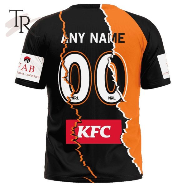 Personalized NRL Wests Tigers Special Mix Jersey Hoodie 3D