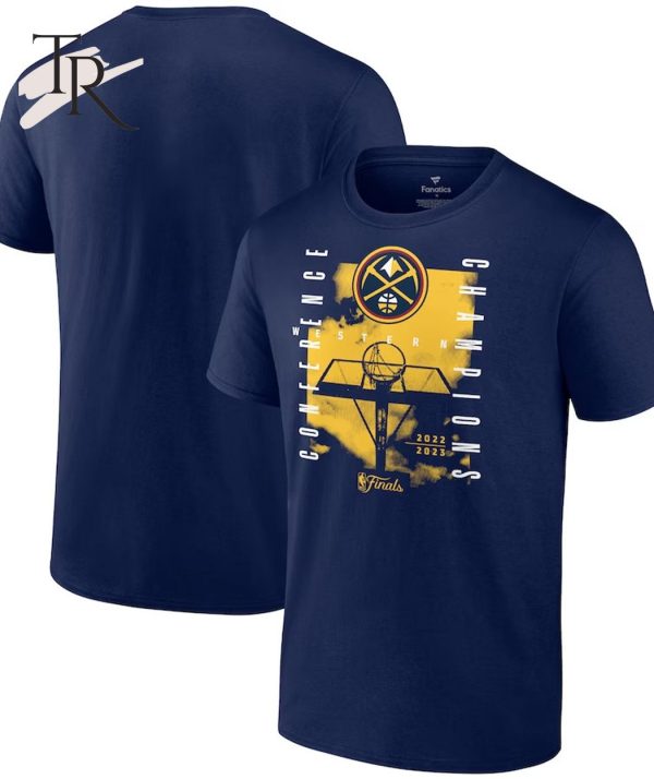Denver Nuggets Conference Champions Free Throw Graphic T-Shirt – Limited Edition
