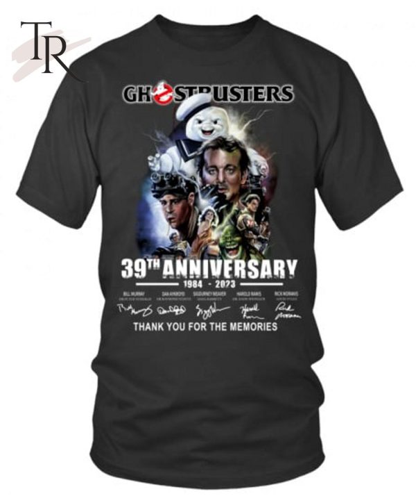 Ghostbusters 39th Anniversary 1984 – 2023 Thank You For The Memories T-Shirt – Limited Edition