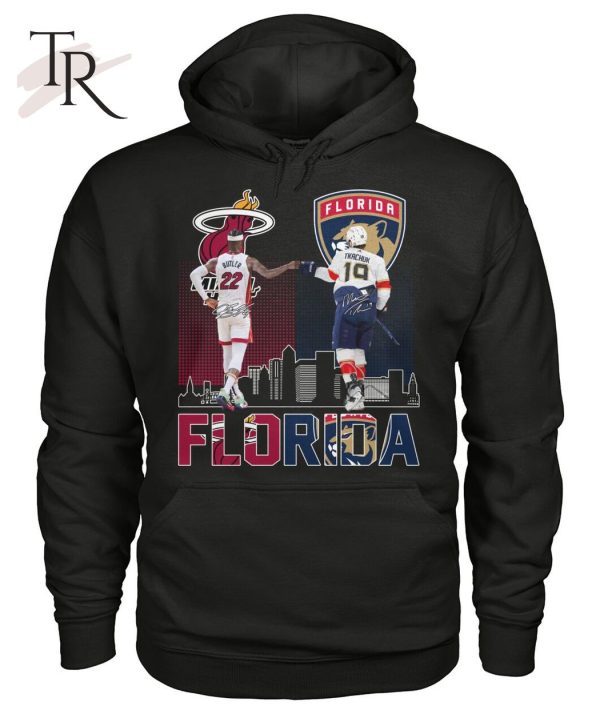Miami Heat Butler And Florida Tkachuk Florida Sport Teams T-Shirt – Limited Edition