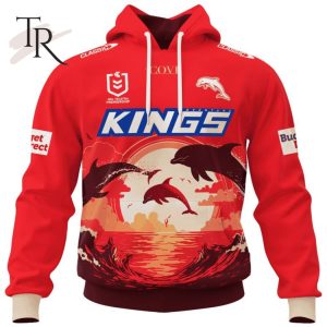Personalized NRL Dolphins Special Design With Team’s Signature Hoodie 3D