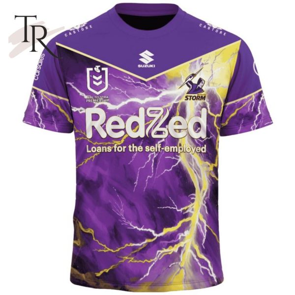 Personalized NRL Melbourne Storm Special Design With Team’s Signature Hoodie 3D