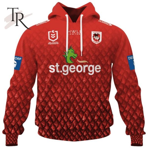 Personalized NRL St. George Illawarra Dragons Special Design With Team’s Signature Hoodie 3D