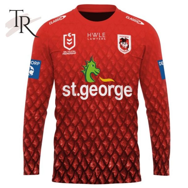 Personalized NRL St. George Illawarra Dragons Special Design With Team’s Signature Hoodie 3D
