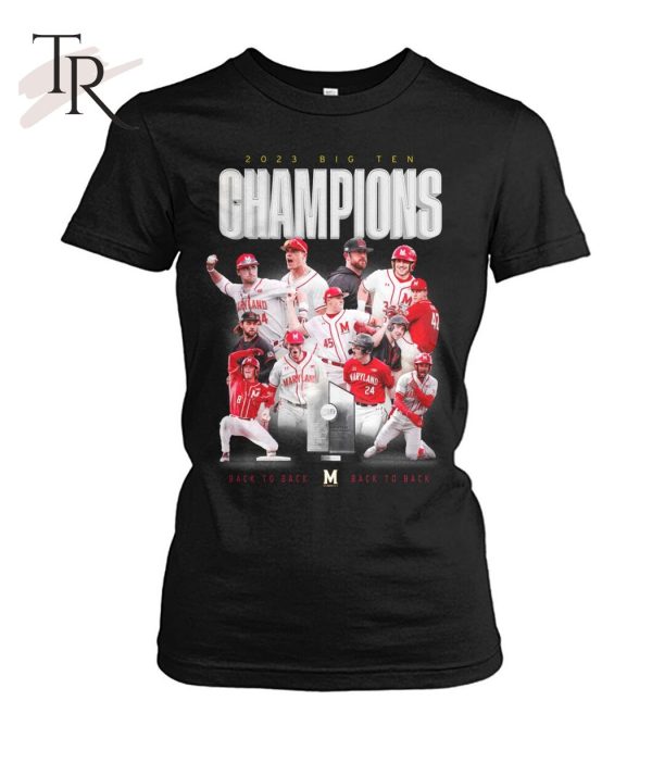 2023 Big Ten Champions Back To Back T-Shirt – Limited Edition