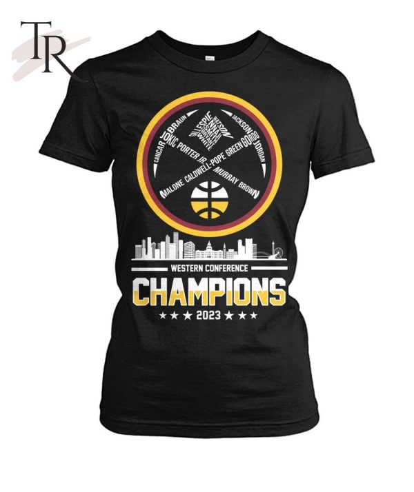 Denver Nuggets Western Conference Champions Two Sided T-Shirt – Limited Edition