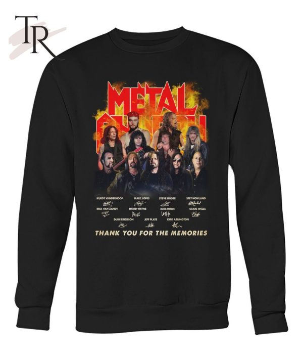 Metal Church Thank You For The Memories T-Shirt – Limited Edition