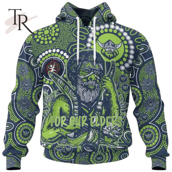 Personalized NRL Canberra Raiders Special NAIDOC Week Man Design Hoodie 3D