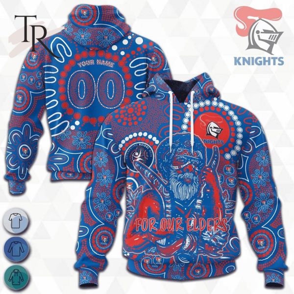 Personalized NRL Newcastle Knights Special NAIDOC Week Man Design Hoodie 3D