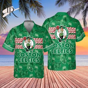 Boston Celtics National Basketball Association 2023 Hibiscus Pattern AOP Hawaiian Shirt