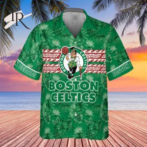 Boston Celtics National Basketball Association 2023 Hibiscus Pattern AOP Hawaiian Shirt