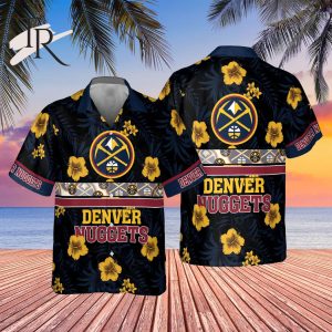Denver Nuggets National Basketball Association 2023 Hibiscus Logo AOP Hawaiian Shirt