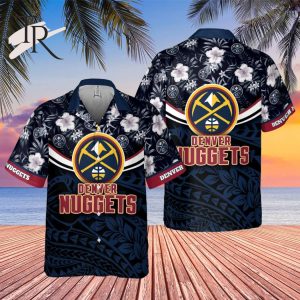 Denver Nuggets National National Basketball Association 2023 Polynesian Pattern AOP Hawaiian Shirt