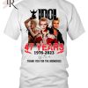 83 Years Of 1939 – 2023 Tina Turner Thank You For The Memories T-Shirt – Limited Edition