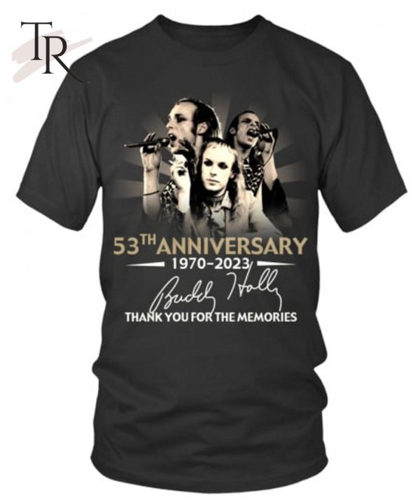 Brian Eno 53th Anniversary 1970 -2023 Thank You For The Memories T-Shirt – Limited Edition