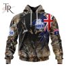Personalized AFL Melbourne Football Club Special Camo Realtree Hunting Hoodie 3D