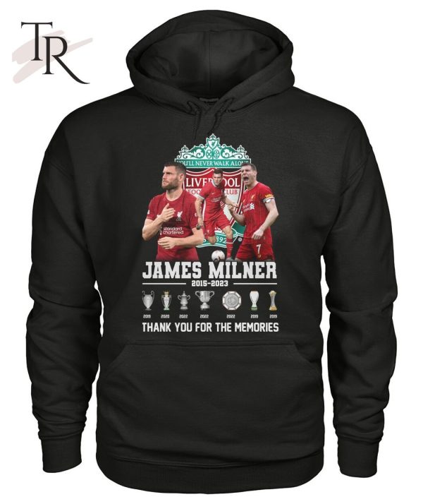 Liverpool James Milner 2015 – 2023 Thank You For The Memories Unisex T-Shirt – Limited Edition