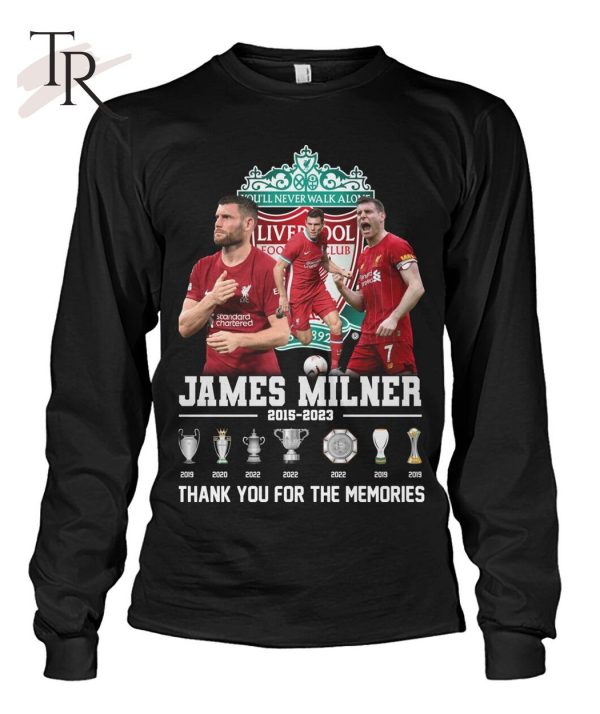 Liverpool James Milner 2015 – 2023 Thank You For The Memories Unisex T-Shirt – Limited Edition