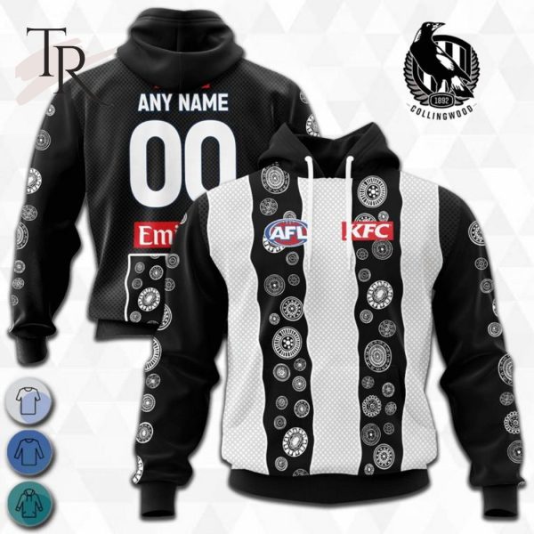 Personalized AFL Collingwood Football Club Special Indigenous Design Hoodie 3D