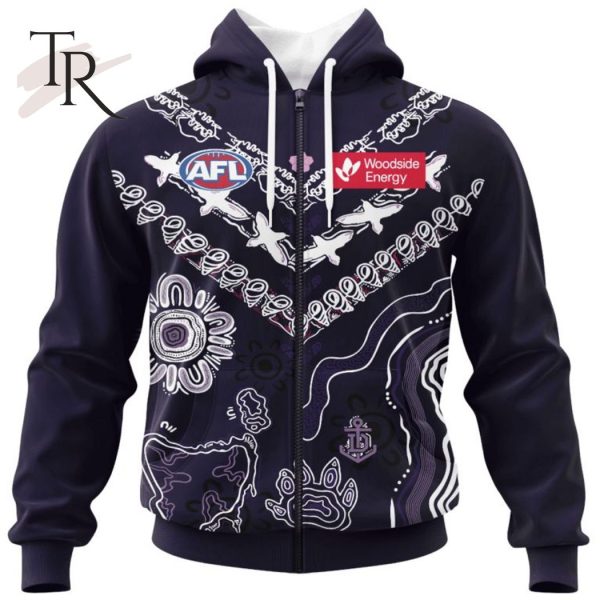 Personalized AFL Fremantle Dockers Special Indigenous Design Hoodie 3D