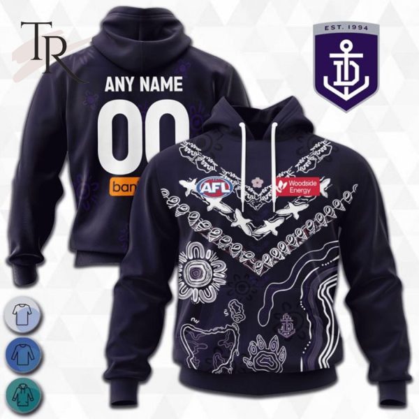 Personalized AFL Fremantle Dockers Special Indigenous Design Hoodie 3D