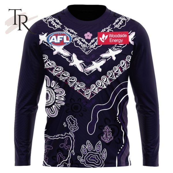 Personalized AFL Fremantle Dockers Special Indigenous Design Hoodie 3D