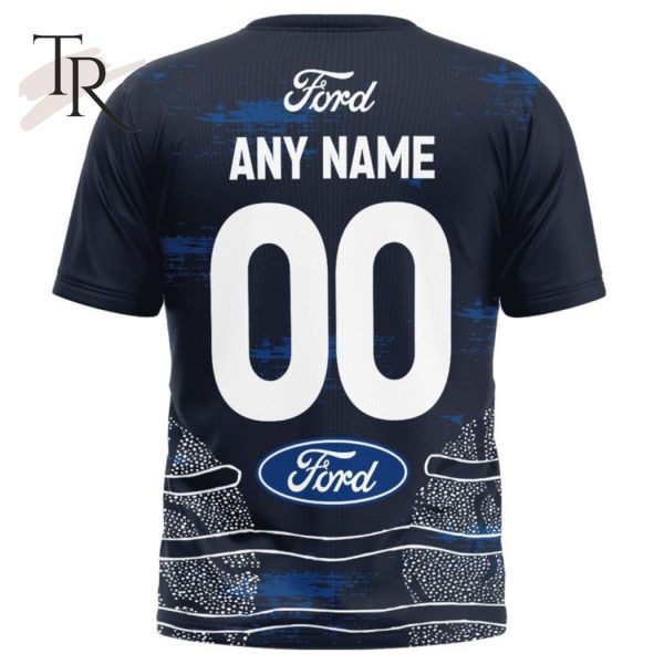 Personalized AFL Geelong Cats Home Kits 2023 T-Shirt - Torunstyle