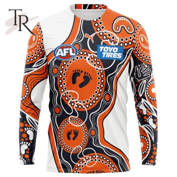 Personalized AFL Greater Western Sydney Giants Special Indigenous Design Hoodie 3D