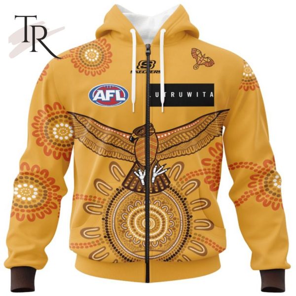 Personalized AFL Hawthorn Football Club Special Indigenous Design Hoodie 3D