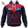 Personalized AFL North Melbourne Football Club Special Indigenous Design Hoodie 3D