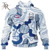 Personalized AFL Melbourne Football Club Special Indigenous Design Hoodie 3D