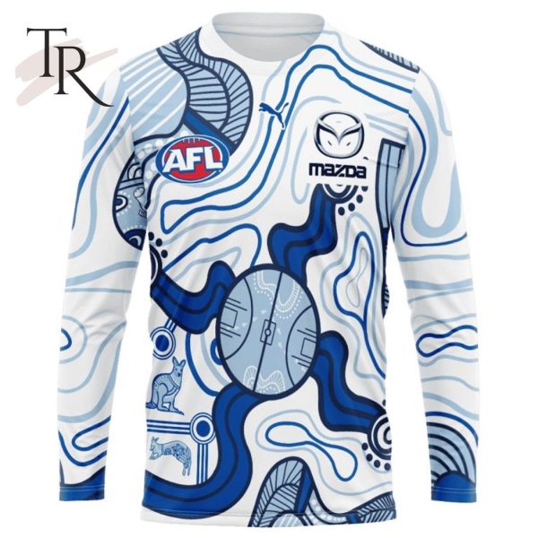 Personalized AFL North Melbourne Football Club Special Indigenous Design Hoodie 3D