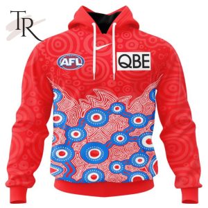 Personalized AFL Sydney Swans Special Indigenous Design Hoodie 3D