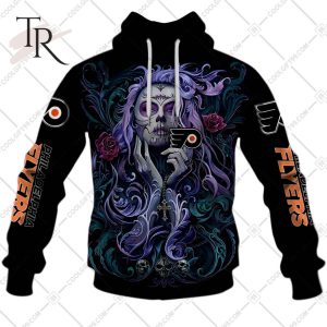 NHL Philadelphia Flyers Tattoo Girl Artwork 2023 Unisex Hoodie, Tshirt