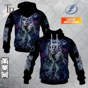 NHL Tampa Bay Lightning Tattoo Girl Artwork 2023 Unisex Hoodie, Tshirt