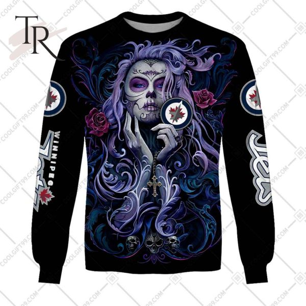 NHL Winnipeg Jets Tattoo Girl Artwork 2023 Unisex Hoodie, Tshirt