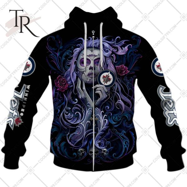 NHL Winnipeg Jets Tattoo Girl Artwork 2023 Unisex Hoodie, Tshirt