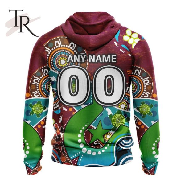 Personalized NRL Brisbane Broncos Special Design For NAIDOC Week For Our Elders Hoodie 3D