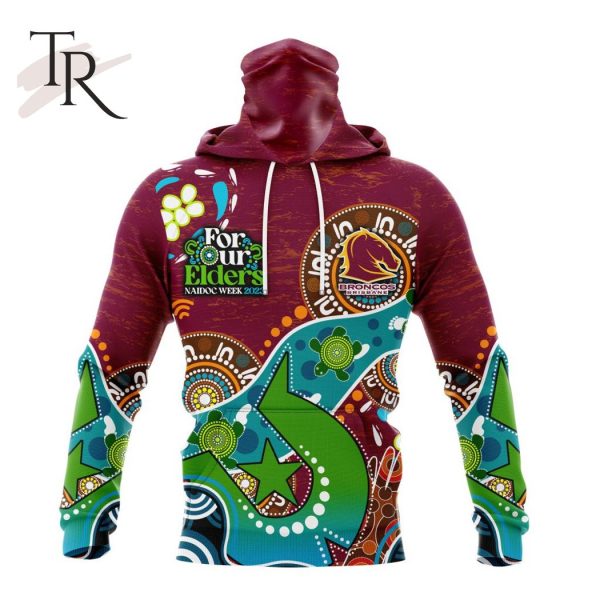 Personalized NRL Brisbane Broncos Special Design For NAIDOC Week For Our Elders Hoodie 3D