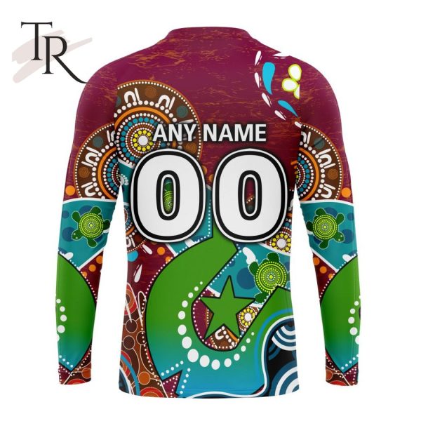 Personalized NRL Brisbane Broncos Special Design For NAIDOC Week For Our Elders Hoodie 3D