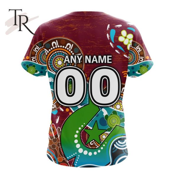 Personalized NRL Brisbane Broncos Special Design For NAIDOC Week For Our Elders Hoodie 3D