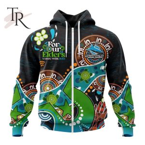 Personalized NRL Cronulla-Sutherland Sharks Special Design For NAIDOC Week For Our Elders Hoodie 3D