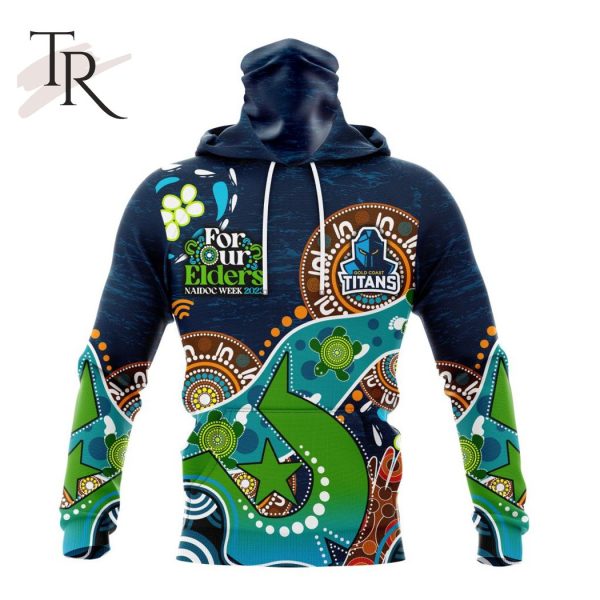 Personalized NRL Gold Coast Titans Special Design For NAIDOC Week For Our Elders Hoodie 3D