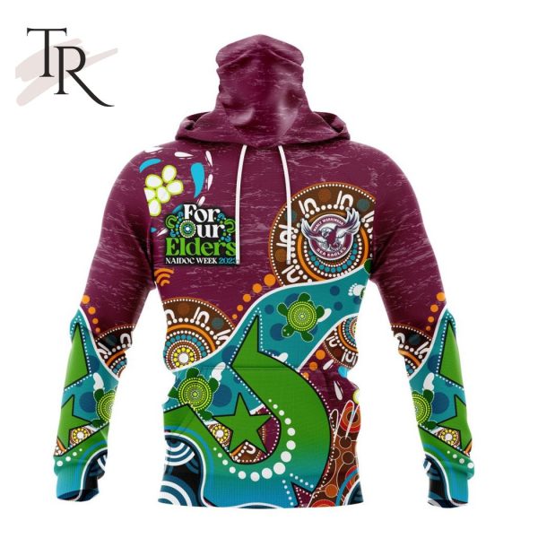 Personalized NRL Manly Warringah Sea Eagles Special Design For NAIDOC Week For Our Elders Hoodie 3D