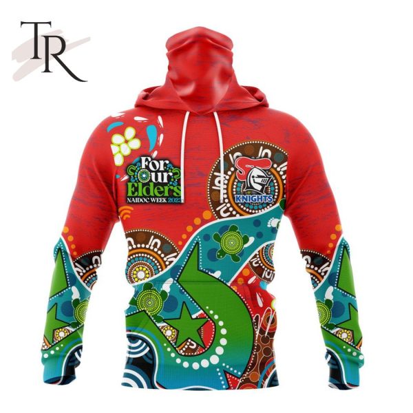 Personalized NRL Newcastle Knights Special Design For NAIDOC Week For Our Elders Hoodie 3D