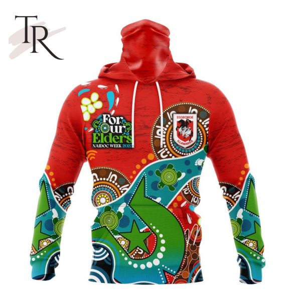 Personalized NRL St. George Illawarra Dragons Special Design For NAIDOC Week For Our Elders Hoodie 3D