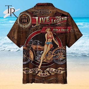 Vintage Motorcycle Universal Hawaiian Shirt