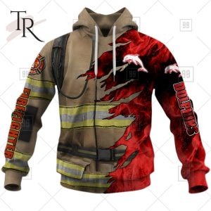 NRL Dolphins Special Design With Firefighter Hoodie 3D
