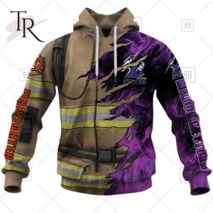 NRL Melbourne Storm Special Design With Firefighter Hoodie 3D